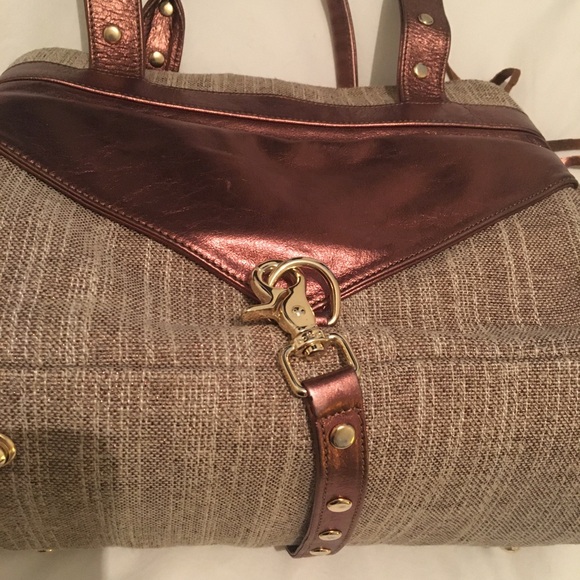 Botkier New York Linen Satchel Bag - Picture 12 of 13